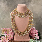 Vriksham Premium Temple Lakshmi Guttapusalu Bridal Set-G18179